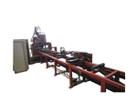CNC Flat Steel  Punching & Cutting Line -plate width 120mm，hole φ40mm 